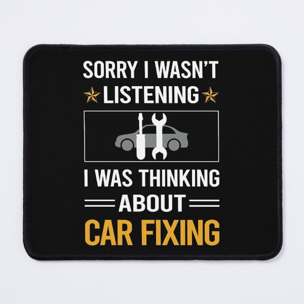 Item preview, Funny Listening Car Fixing designed and sold by jiggleterrified.