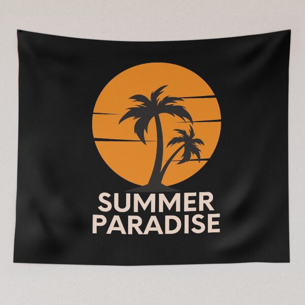 Item preview, Summer paradise helmet sticker for bikers| Motorcycle lovers designed and sold by ArtisticThings1.