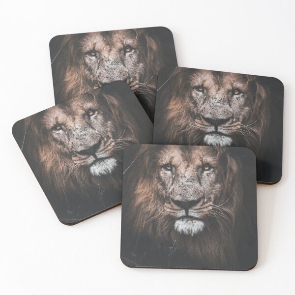 Item preview, Awesome Dark Lion Portrait designed and sold by Alpacatata.