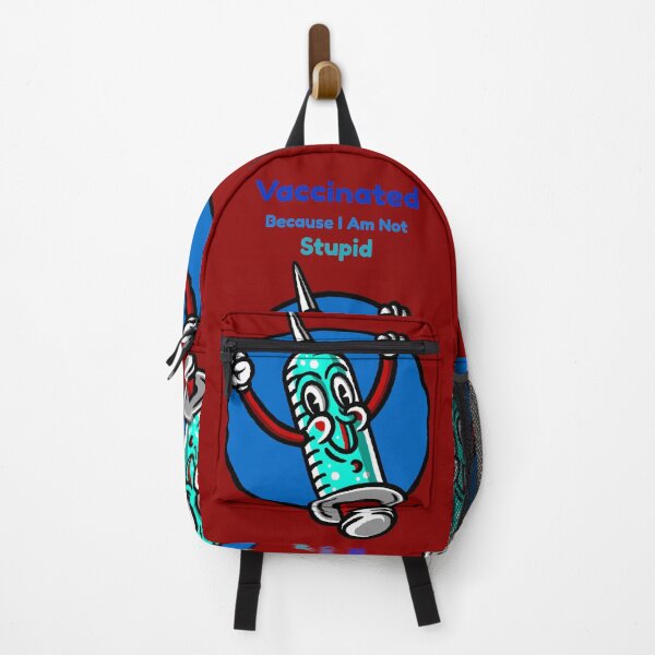 Item preview, Vaccinated Because I Am Not Stupid ـــ Vaccines 2022 designed and sold by Yasmine Mohammed.