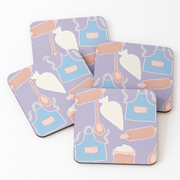 Item preview, Lilac Baking Goods Pastel Pattern designed and sold by 22tenDesign.