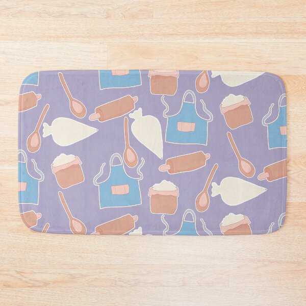 Item preview, Lilac Baking Goods Pastel Pattern designed and sold by 22tenDesign.