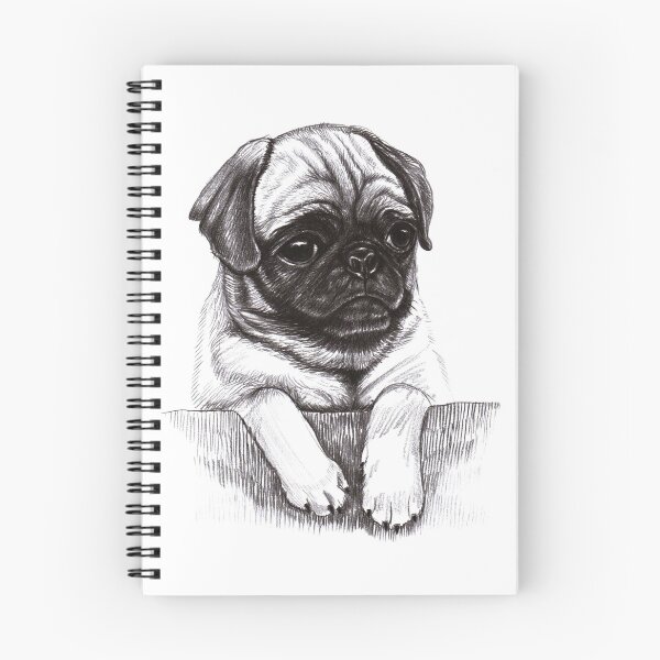 Item preview, dibujo pug designed and sold by NaraSketch.