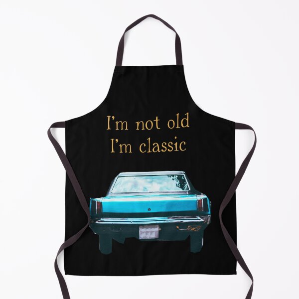 Item preview, I'm not old I'm a classic with blue retro car designed and sold by InnaMGraphic.