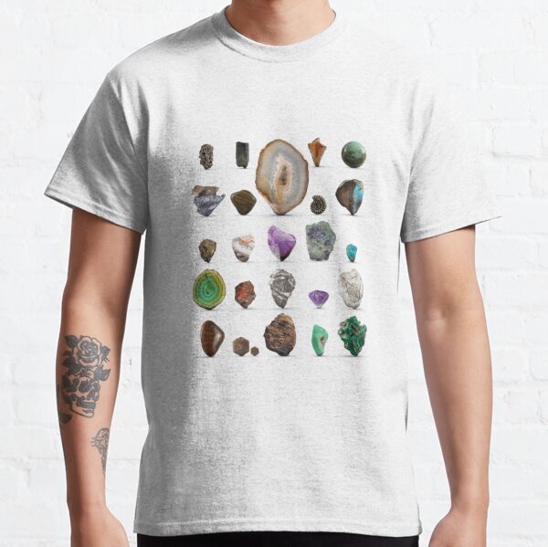 Gems Minerals Crystal Rock Long Sleeve T-Shirt