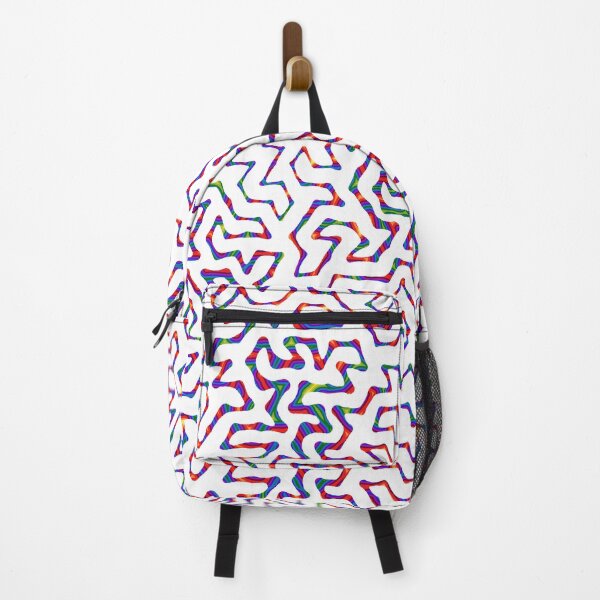 Item preview, white rainbow turing pattern designed and sold by Michelle Clay.