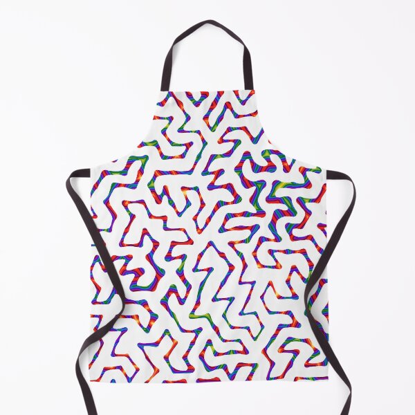 Item preview, white rainbow turing pattern designed and sold by Michelle Clay.