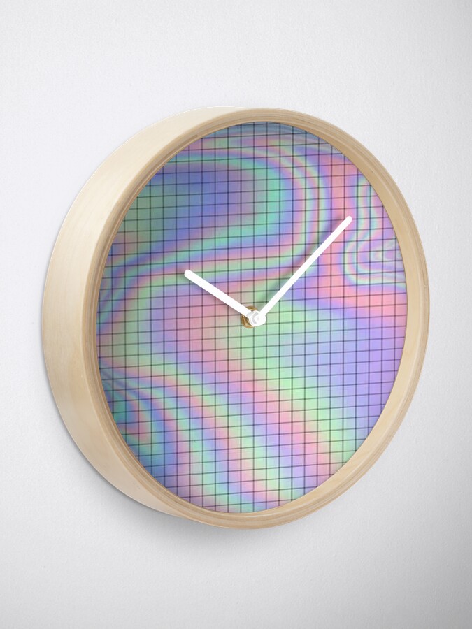 Rainbow Clock Face Wall Clock