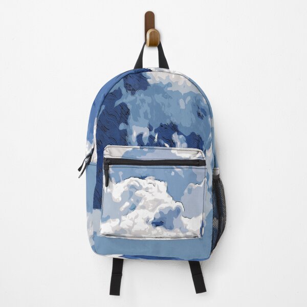 Item preview, White clouds in the blue sky color art designed and sold by artdragongift 15.