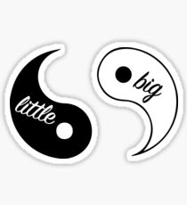 Big Little Yin Yang Sticker