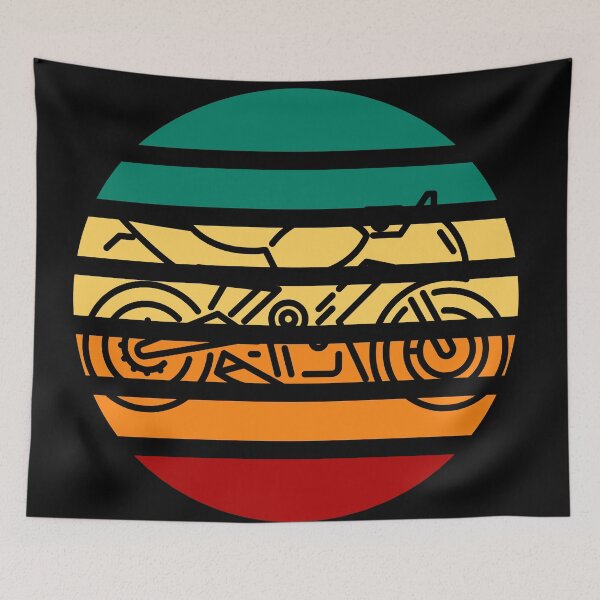 Item preview, Retro let's Explore helmet sticker for bikers| Motorcycle lovers designed and sold by ArtisticThings1.