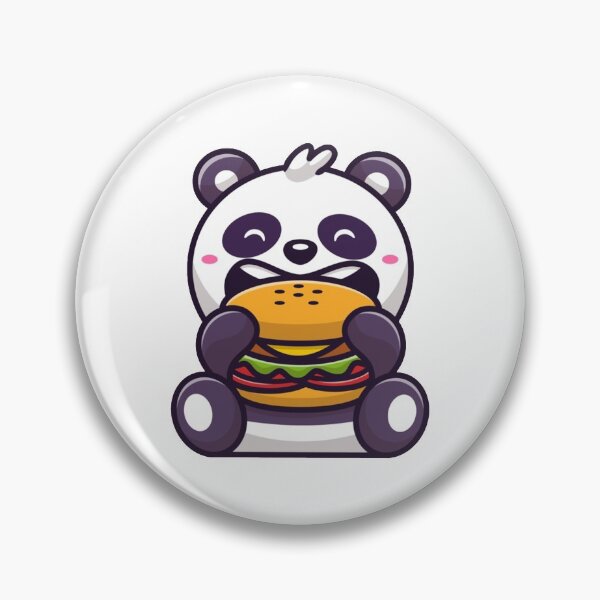 Item preview, Cute panda eating burger sandwich Essential  designed and sold by BibianafRossi.