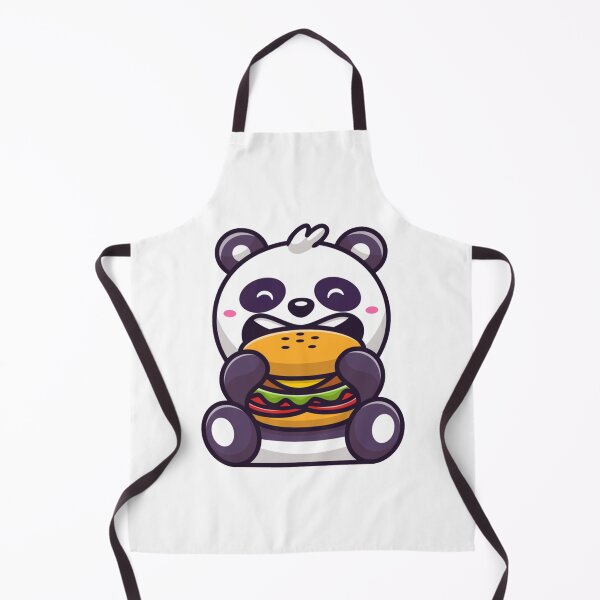 Item preview, Cute panda eating burger sandwich Essential designed and sold by BibianafRossi.