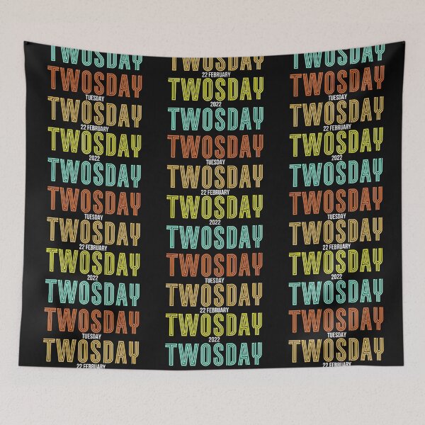 Item preview, Twosday Tuesday 22 February 2022 designed and sold by QlickDesign.
