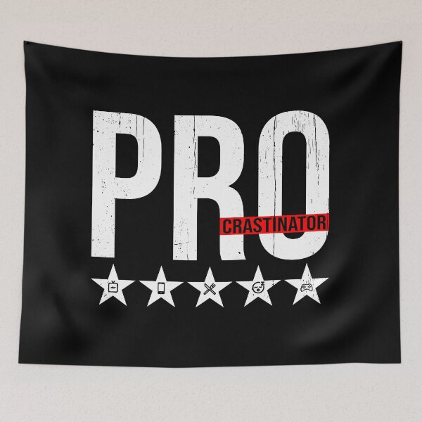 Item preview, Five-Star PROcrastinator designed and sold by Happy Puppy Print On Demand.