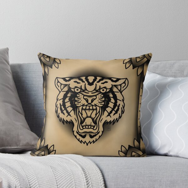 Vista previa del artículo con la obra «tatuaje de tigre», diseñado y vendido por napiks.