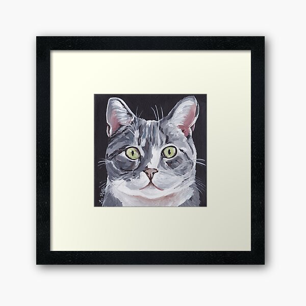 Item preview, Tabby cat   Art by Lee H Keller. designed and sold by leekellerart.