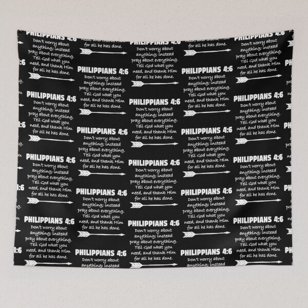 Item preview, Philippians 4:6 Christian Bible Verse Scripture Design  designed and sold by JakeRhodes.