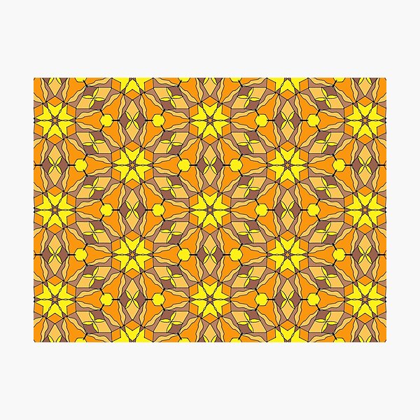 Item preview, Abstract flower pattern  designed and sold by baksuart.
