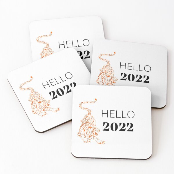 Item preview, Hello 2022 and tiger designed and sold by JAG2B.