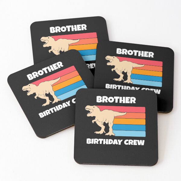 Item preview, Brother Birthday Crew. Birthday Boy Dinosaur design for boys.  designed and sold by 5lav.