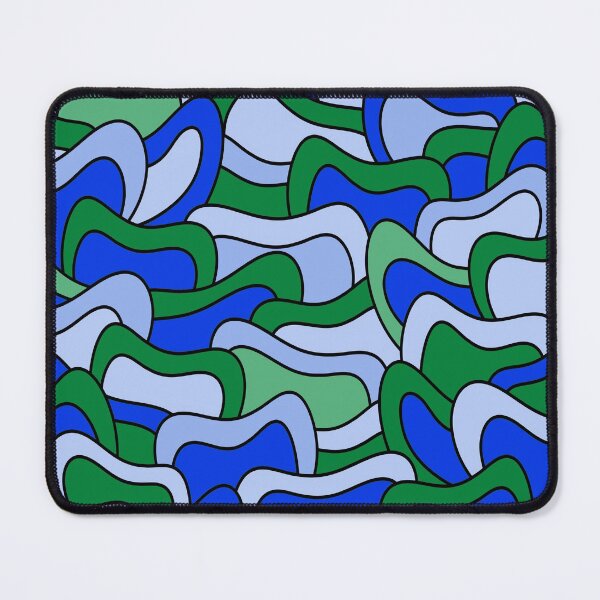 Item preview, Abstract pattern - blue and green. designed and sold by K.S ART.