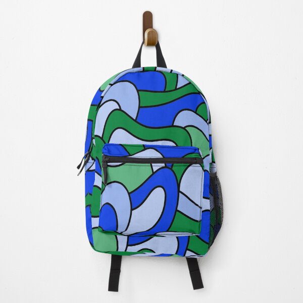 Item preview, Abstract pattern - blue and green. designed and sold by K.S ART.