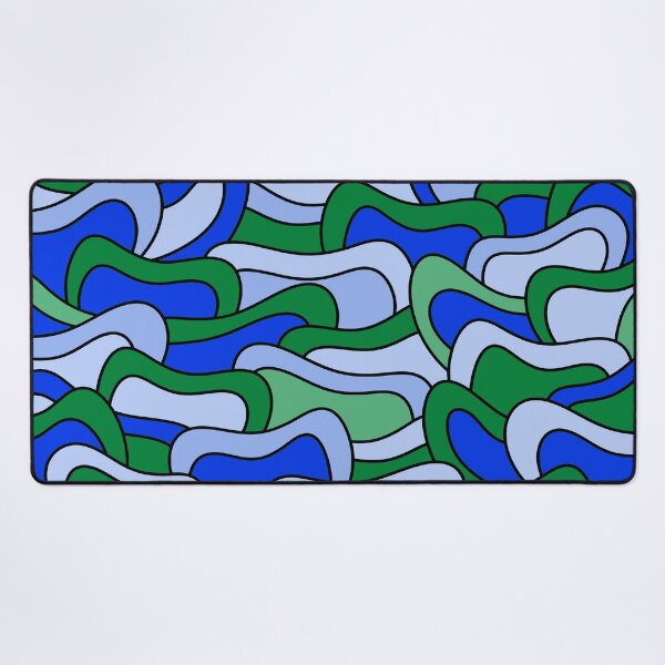 Item preview, Abstract pattern - blue and green. designed and sold by K.S ART.