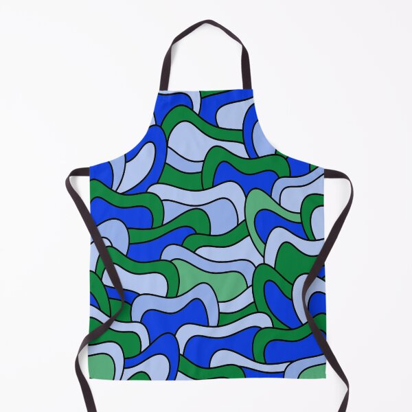 Item preview, Abstract pattern - blue and green. designed and sold by K.S ART.