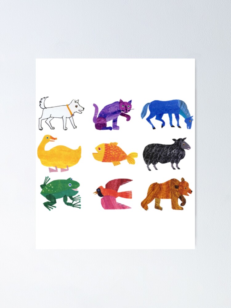 Animals　Eric　BibianafRossi　by　Carle　for　Sale　Classic　Poster　Redbubble