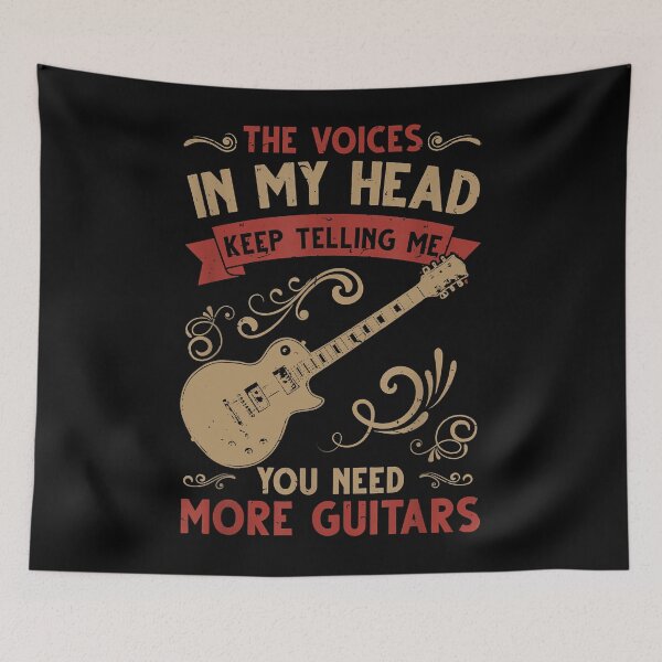 Item preview, My Head Tells Me You Need More Guitars designed and sold by ryanbrian.