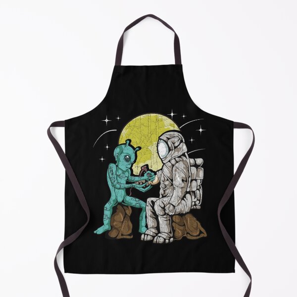 Item preview, Alien Inking Astronaut Tattoo Vintage Tattoo Artist designed and sold by JeffPriapiStore.