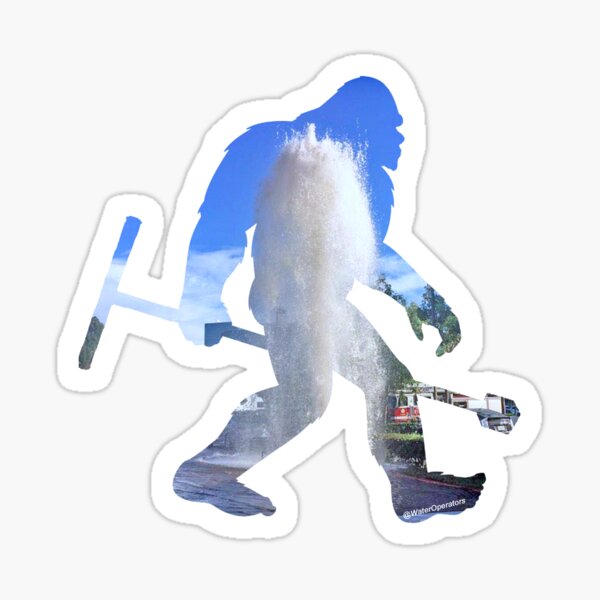 Item preview, Certified Water Operator Sasquatch - Color designed and sold by WaterOperators.