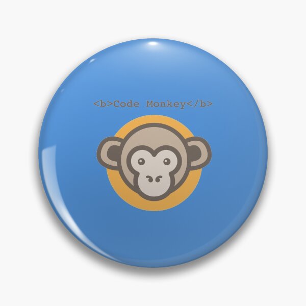 Item preview, Code Monkey Sticker designed and sold by MarcelZschirpe.
