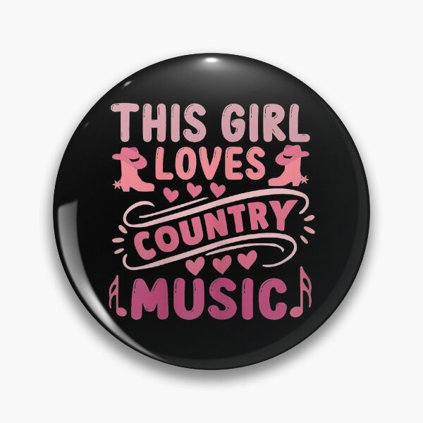 Item preview, This Girl Loves Country Music designed and sold by ryanbrian.
