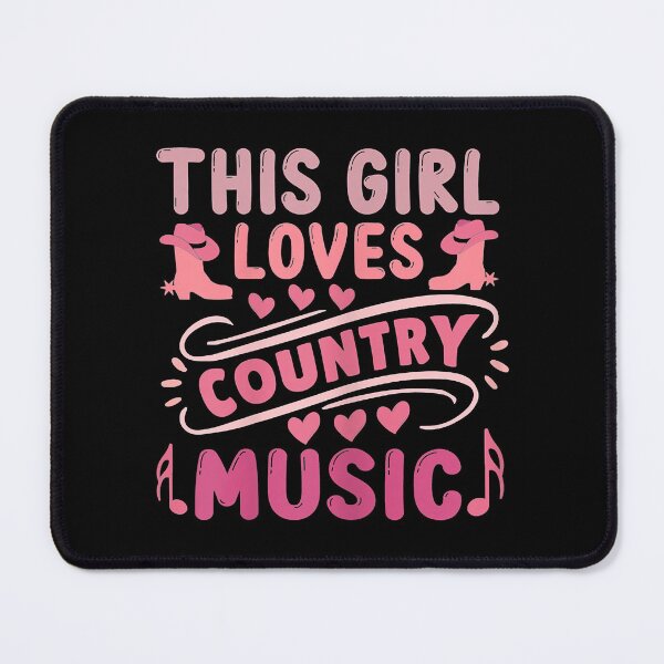 Item preview, This Girl Loves Country Music designed and sold by ryanbrian.