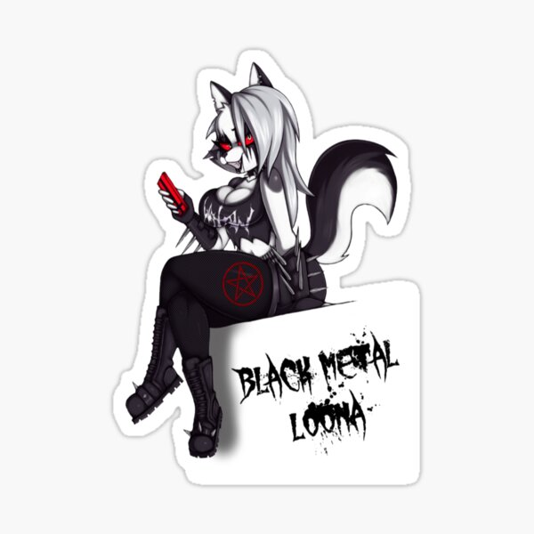 Helluva Boss Loona Sticker For Sale By Seyd Art Redbubble