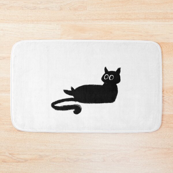 Item preview, Black cat charcoal designed and sold by LeaPoupin.