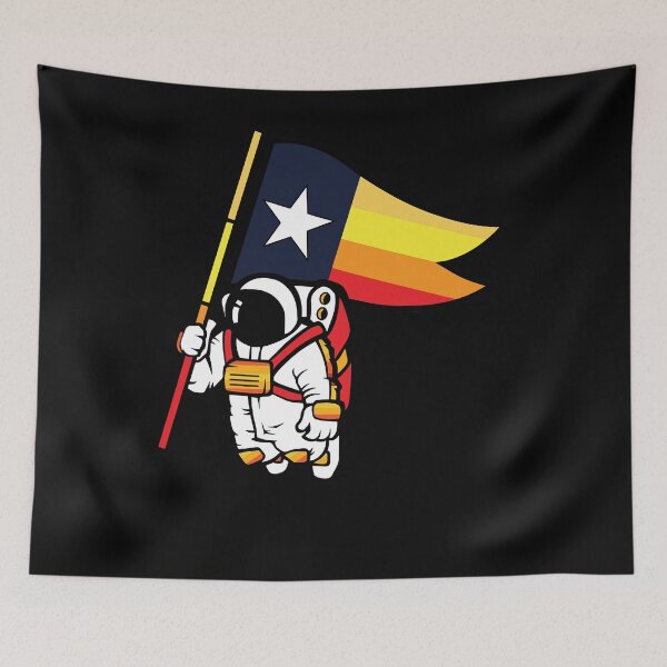 Item preview, Houston Champ Texas Flag Astronaut Space City Classic designed and sold by lancalan.