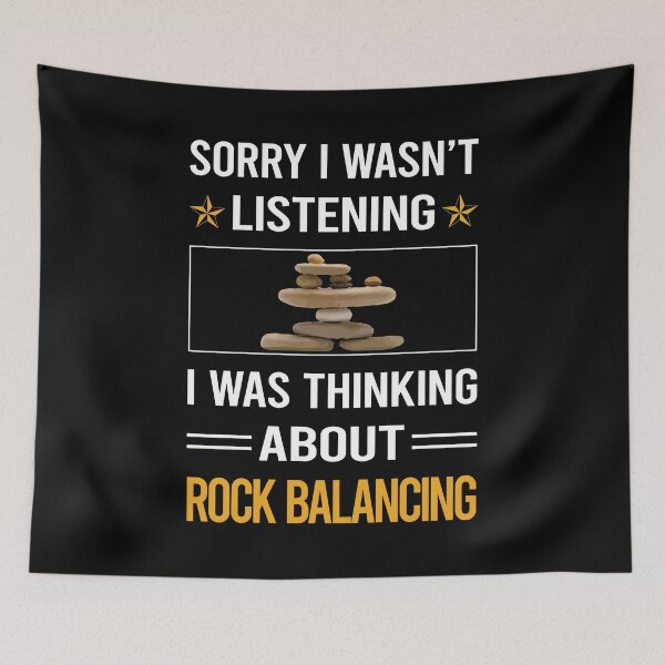 Item preview, Funny Listening Rock Balancing Stone Stones Rocks Stacking designed and sold by RandalDavis.