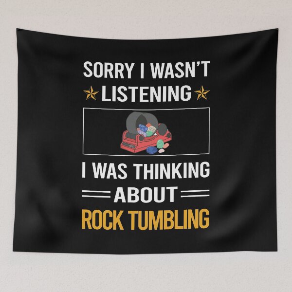 Item preview, Funny Listening Rock Tumbling Tumbler designed and sold by RandalDavis.