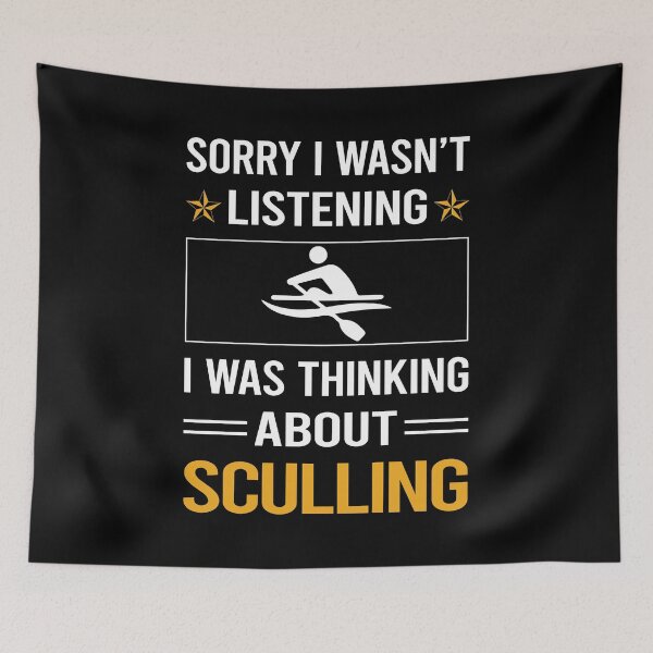 Item preview, Funny Listening Sculling designed and sold by RandalDavis.