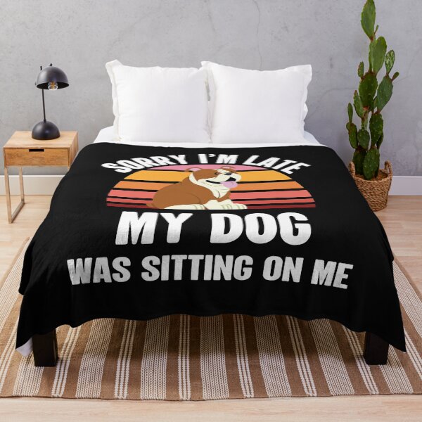 Item preview, Sorry I Am Late - Funny dogs design designed and sold by husseiN-IQ.