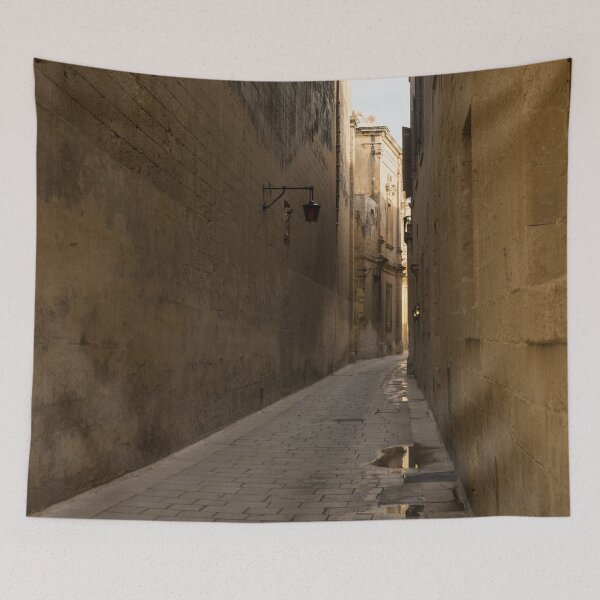 Item preview, Reflecting Puddles Leading Line - Gallivanting Around Mdina the Silent City in Gozo Malta designed and sold by Georgia Mizuleva.