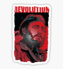 Fidel Castro revolt Sticker