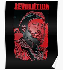 Fidel Castro revolt Poster