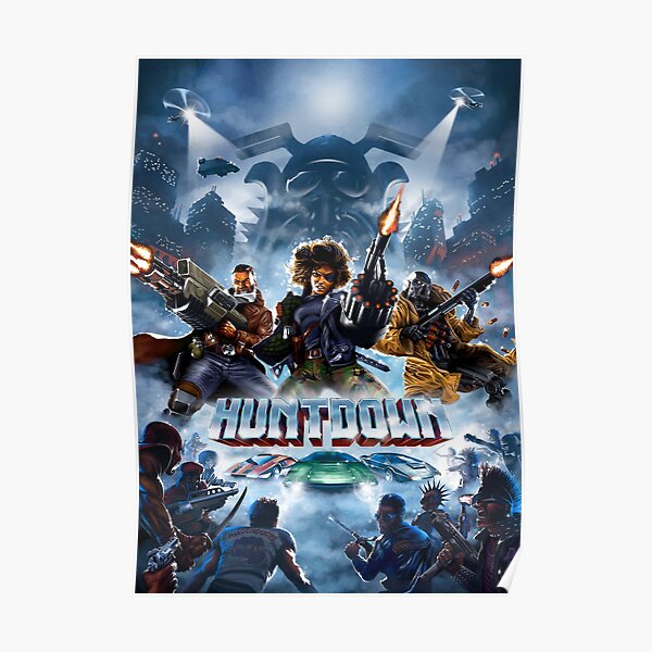 Huntdown Premium Artwork Poster