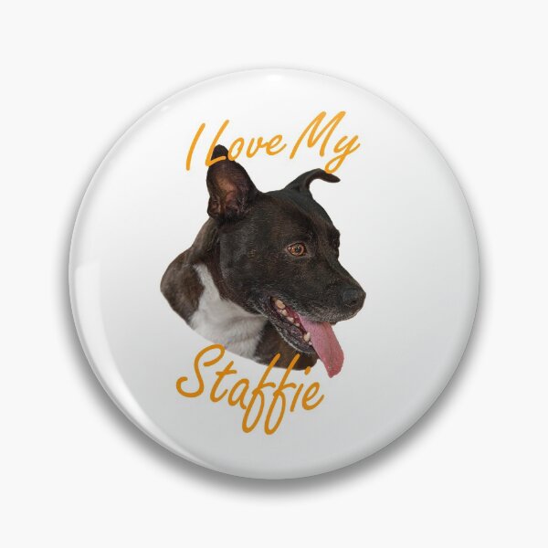 Item preview, Sadsac designs - I Love My Staffie designed and sold by SadSacDesigns.