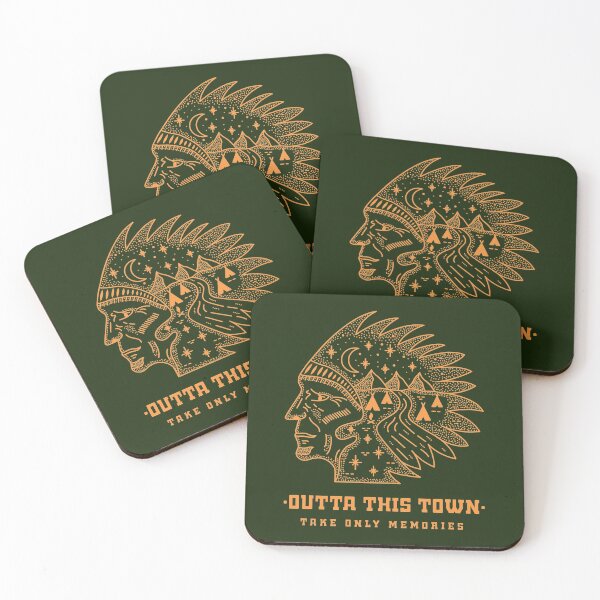 Item preview, Take Only Memories Native Indian Double Exposure  designed and sold by outtathistown.