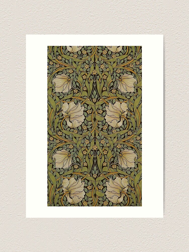 Pimpernel William Morris -Dark Brown Wrapping Paper